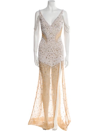 Portia & Scarlett V-Neck Long Dress