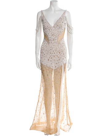 Portia & Scarlett V-Neck Long Dress