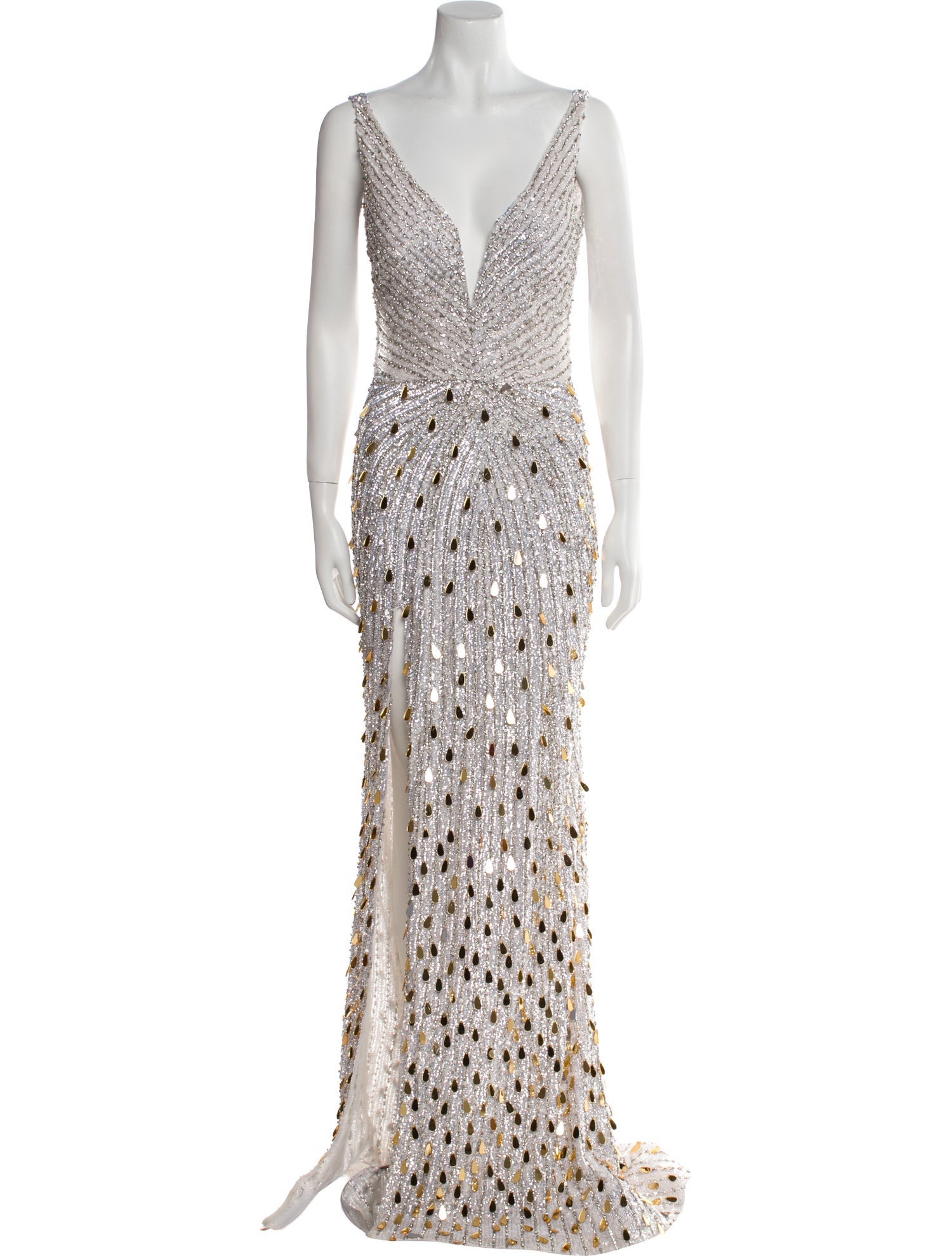 Portia & Scarlett Lace Pattern Long Dress