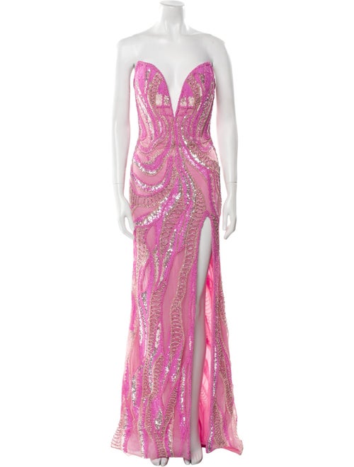 Portia & Scarlett Patterned Long Dress