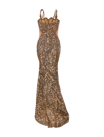 Portia & Scarlett Animal Print Long Dress