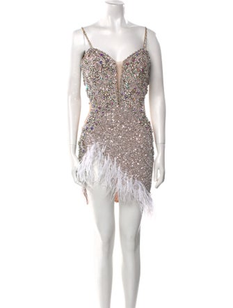 Portia & Scarlett V-Neck Mini Dress