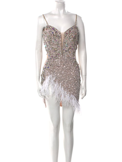 Portia & Scarlett V-Neck Mini Dress