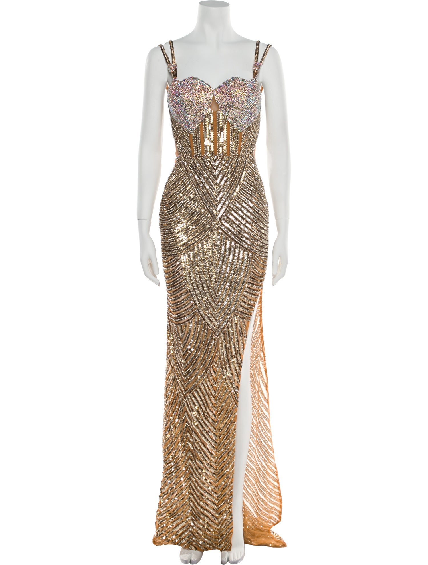 Portia & Scarlett Patterned Long Dress