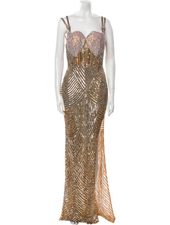 Portia & Scarlett Printed Long Dress