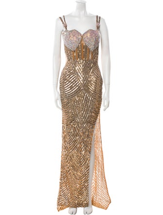 Portia & Scarlett Printed Long Dress