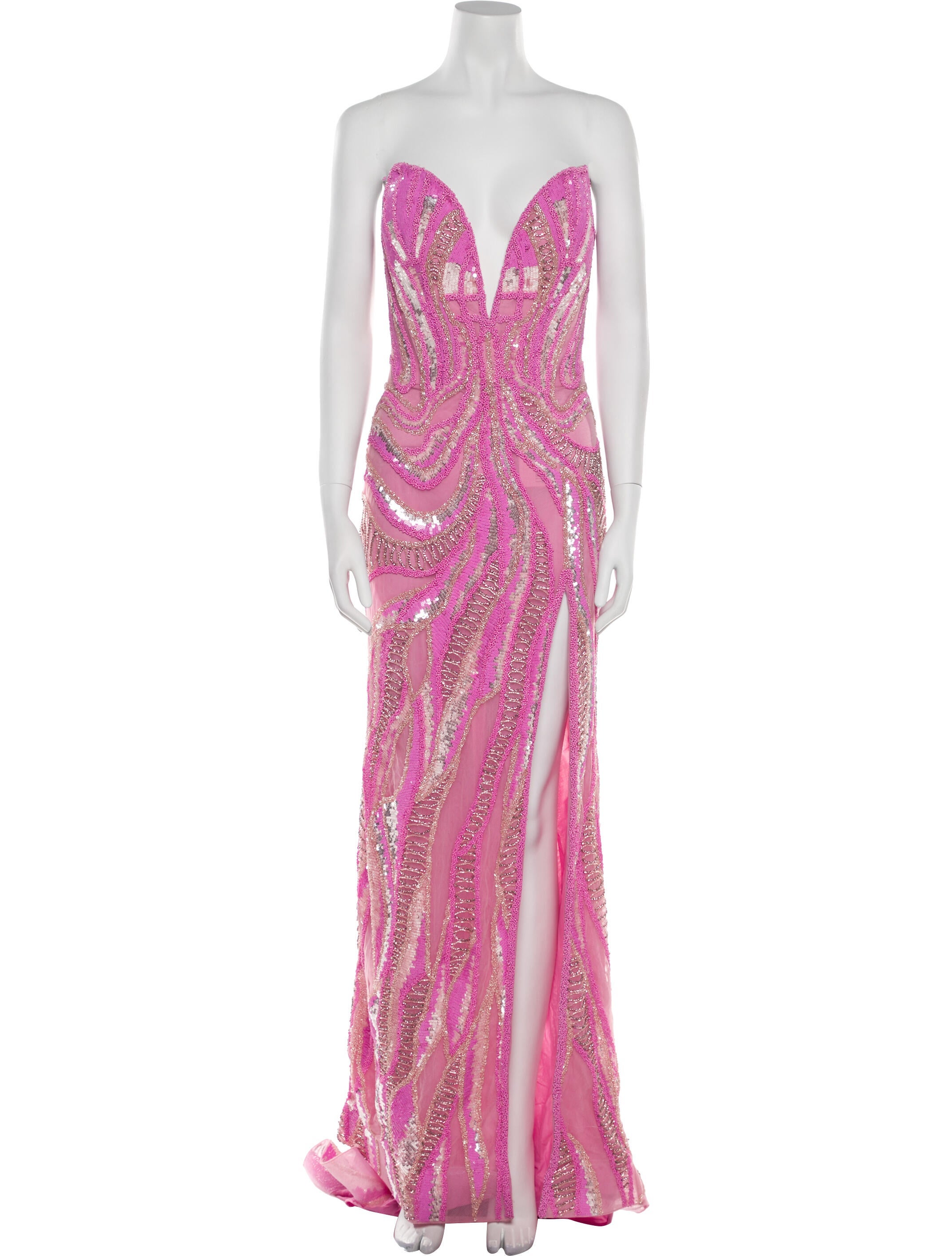 Portia & Scarlett Patterned Long Dress w/ Tags