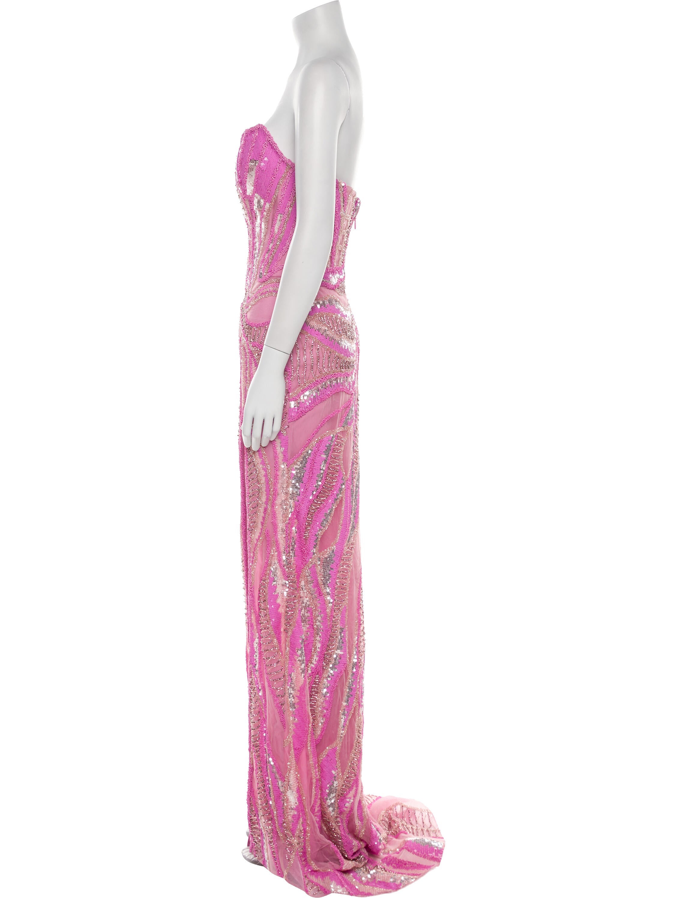 Portia & Scarlett Patterned Long Dress w/ Tags