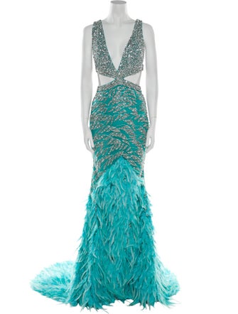 Portia & Scarlett Printed Long Dress