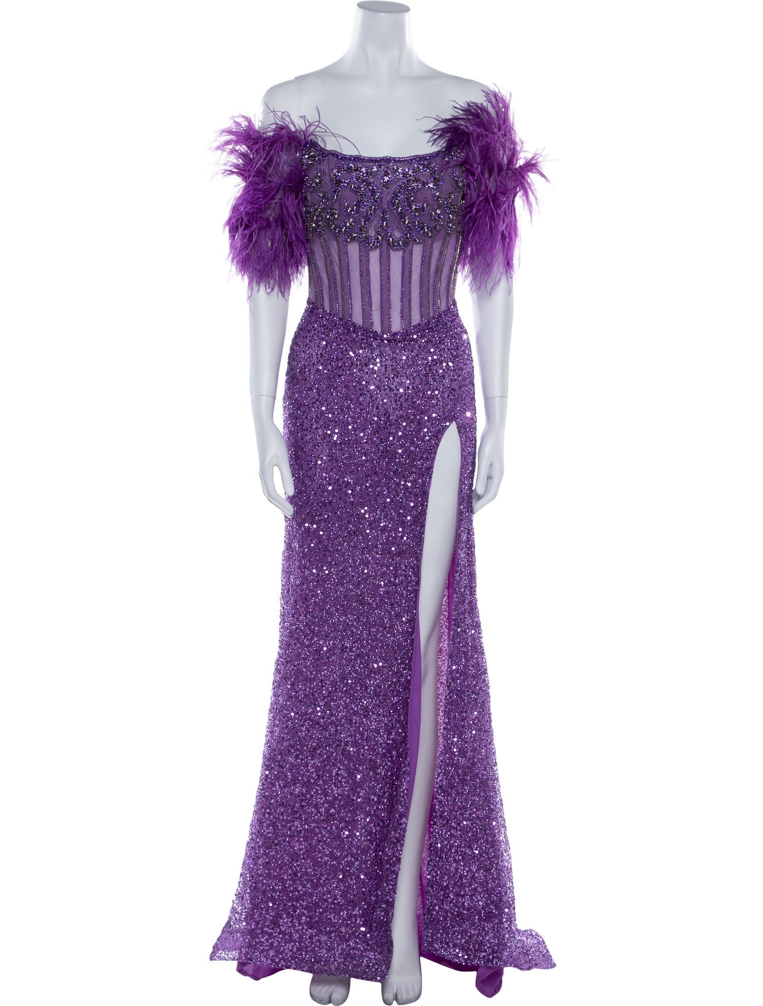 Portia & Scarlett Off-The-Shoulder Long Dress