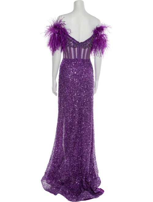 Portia & Scarlett Lace Pattern Long Dress