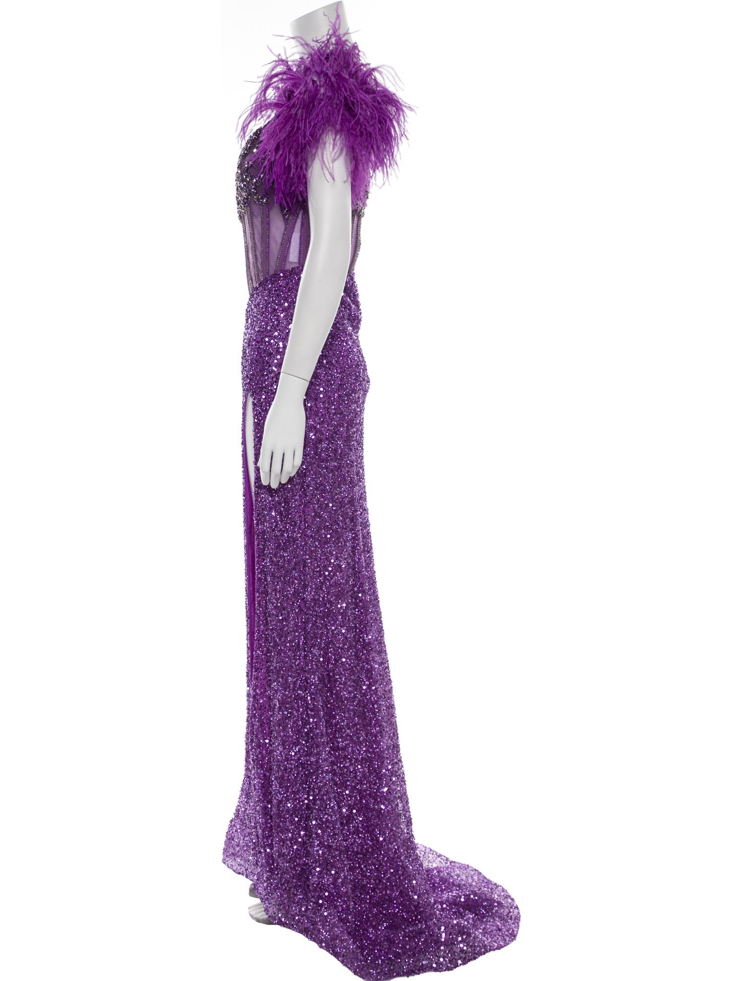 Portia & Scarlett Lace Pattern Long Dress