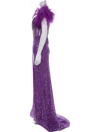 Portia & Scarlett Lace Pattern Long Dress