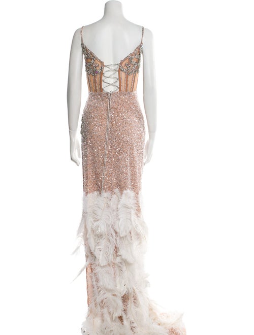 Portia & Scarlett Lace Pattern Long Dress