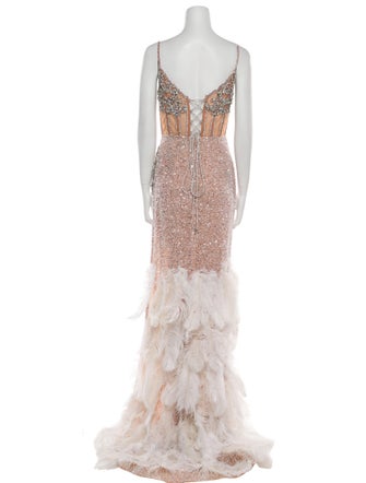 Portia & Scarlett Lace Pattern Long Dress