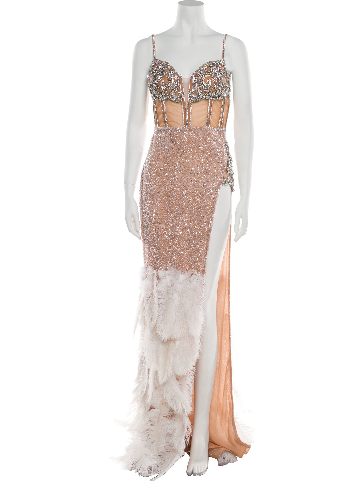 Portia & Scarlett Lace Pattern Mini Dress