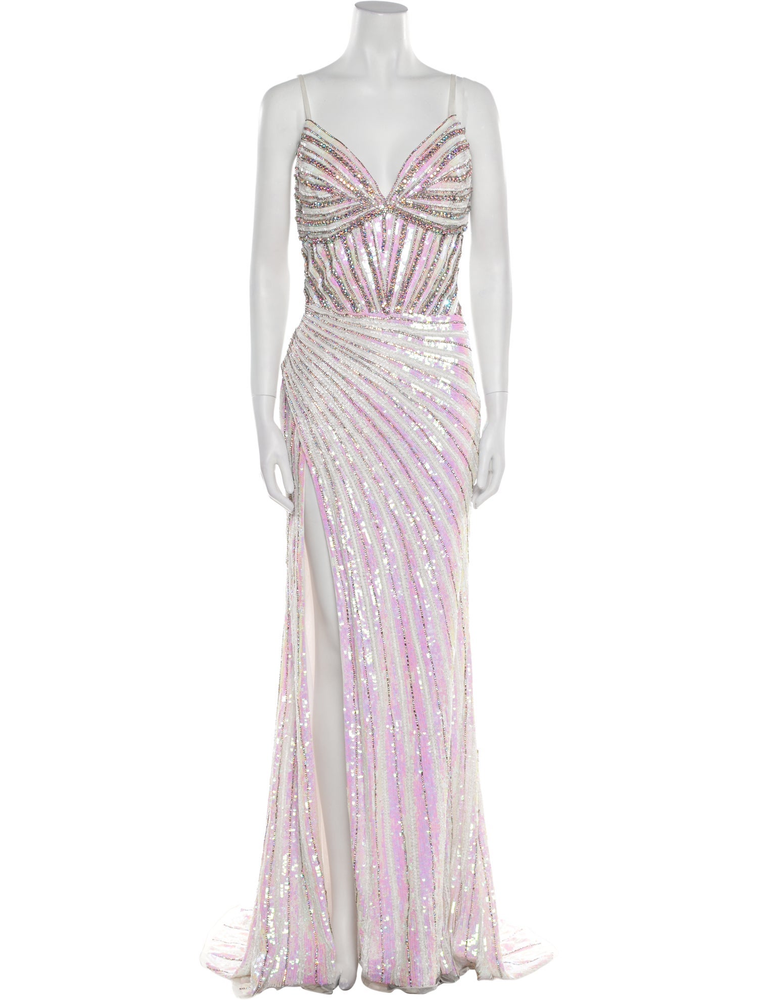 Portia & Scarlett Striped Long Dress