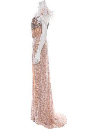 Portia & Scarlett Square Neckline Long Dress