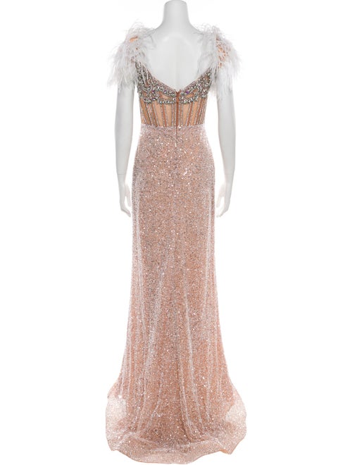 Portia & Scarlett Square Neckline Long Dress