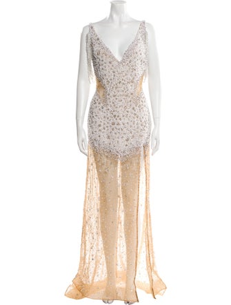 Portia & Scarlett V-Neck Long Dress