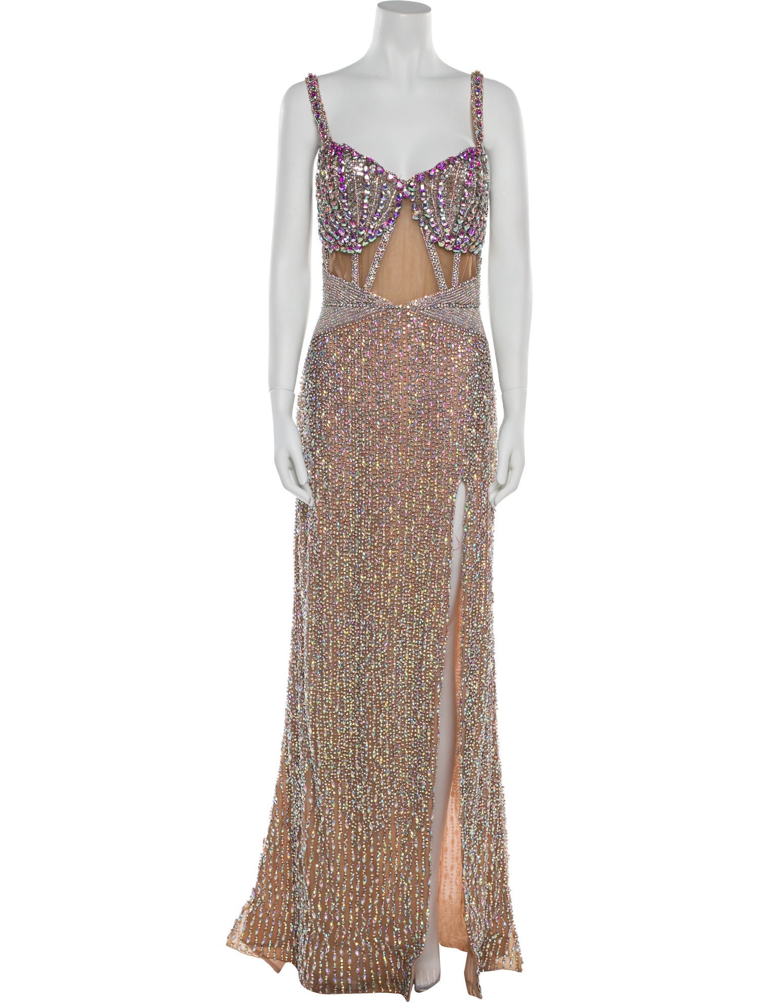 Portia & Scarlett Printed Long Dress w/ Tags