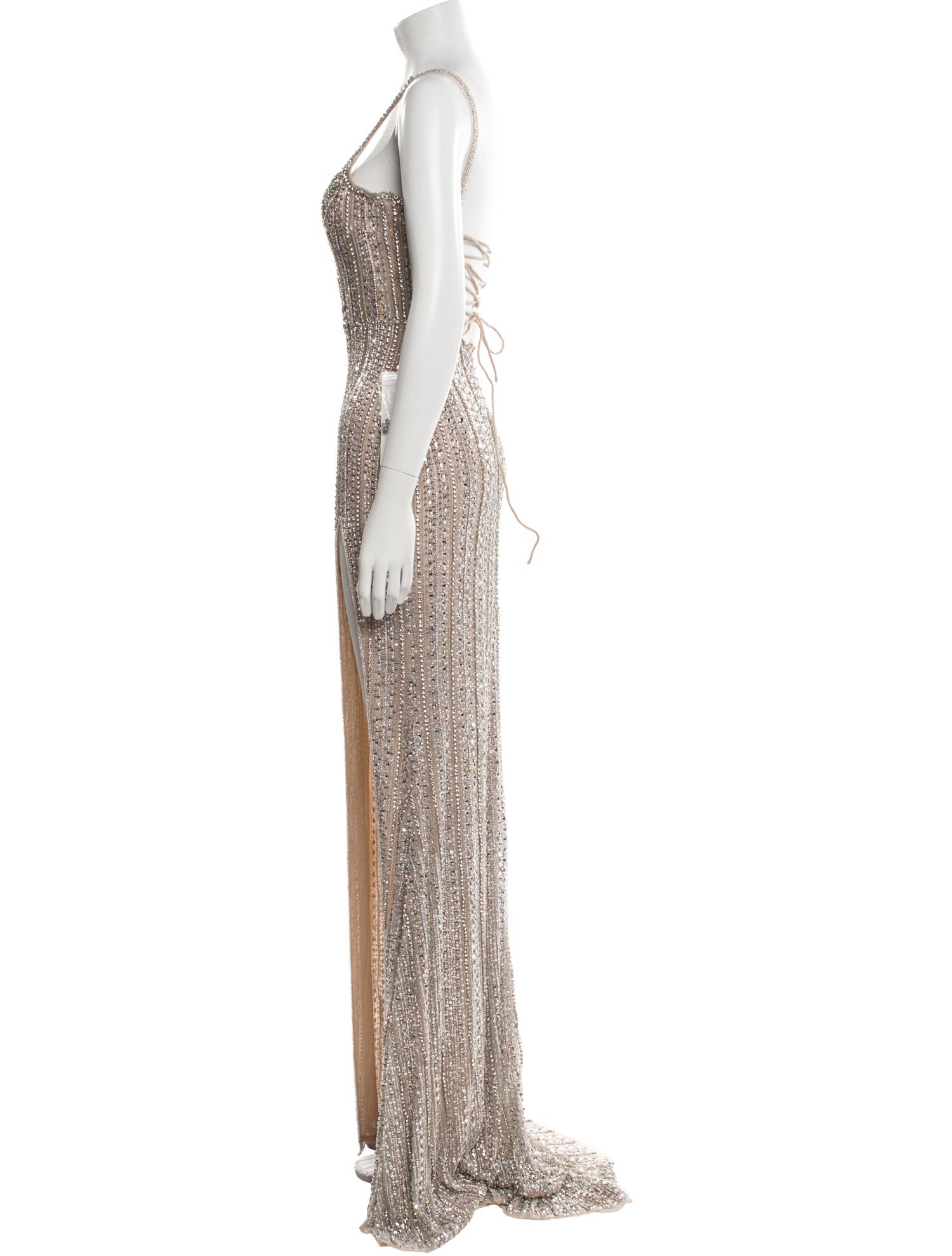 Portia & Scarlett Square Neckline Long Dress w/ Tags