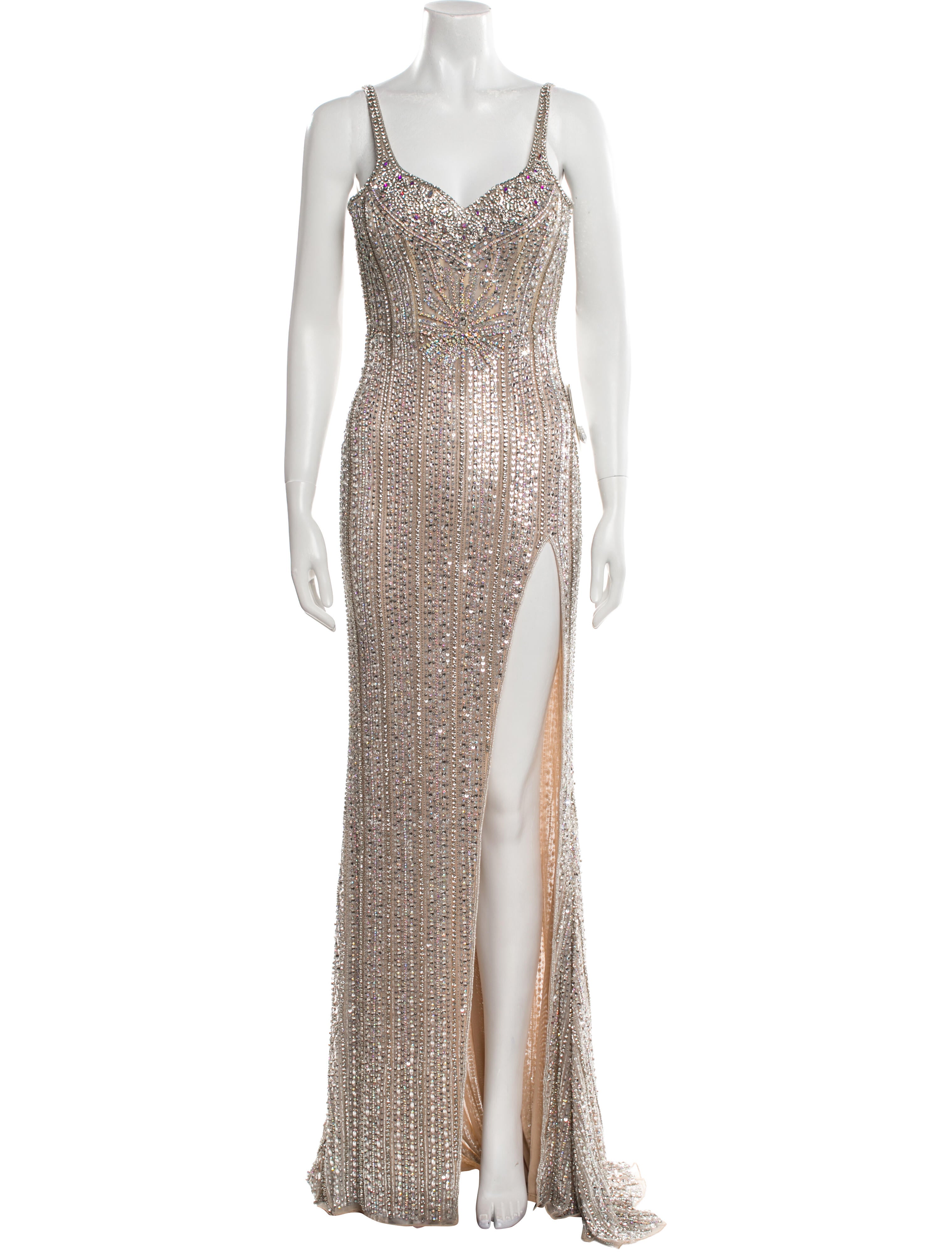 Portia & Scarlett Patterned Long Dress w/ Tags