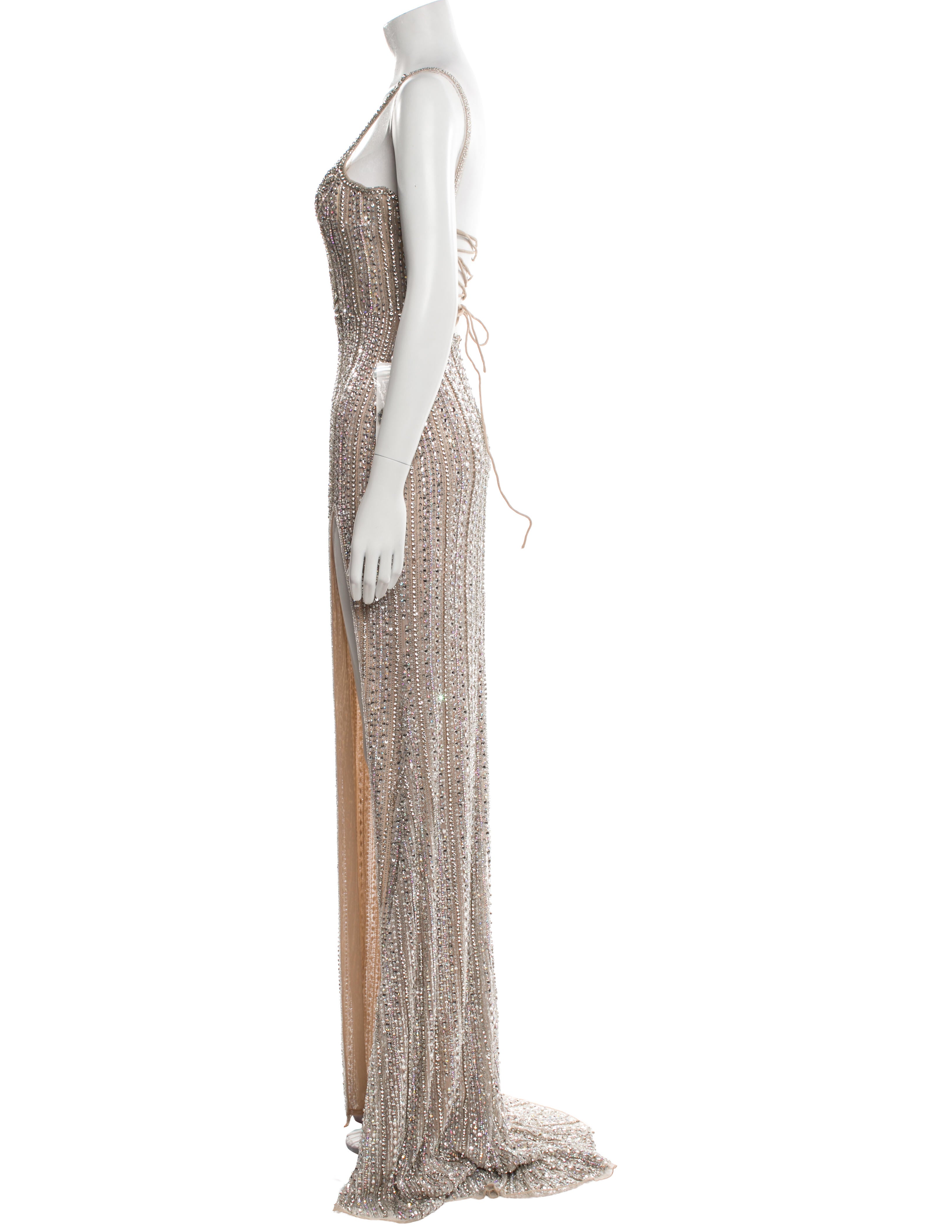 Portia & Scarlett Patterned Long Dress w/ Tags