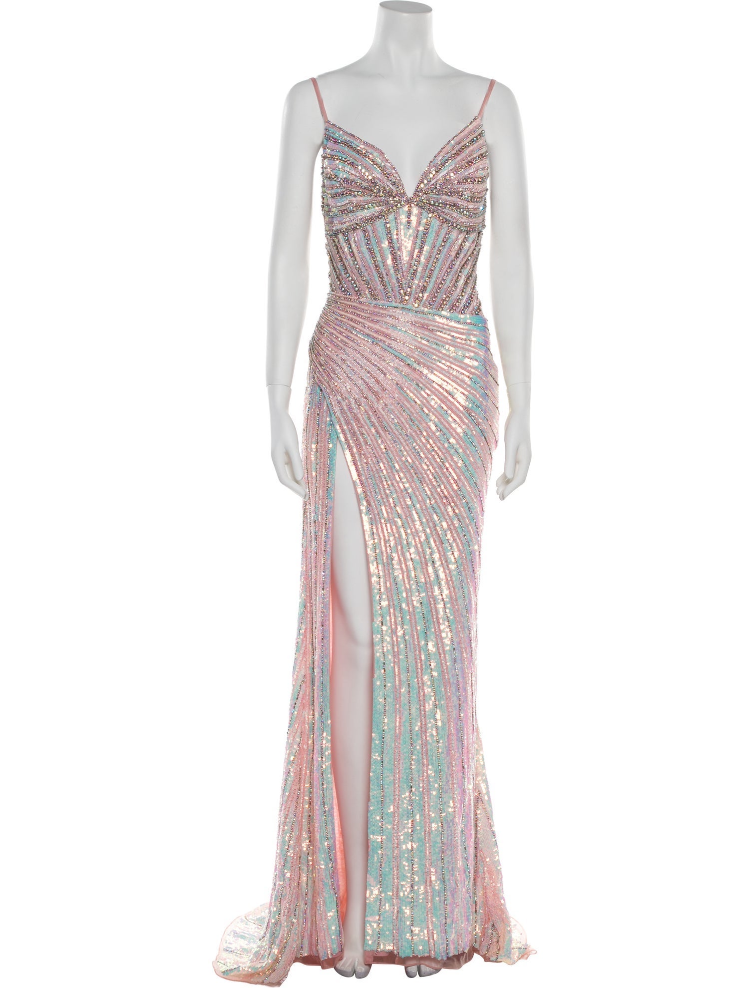 Portia & Scarlett Striped Long Dress w/ Tags