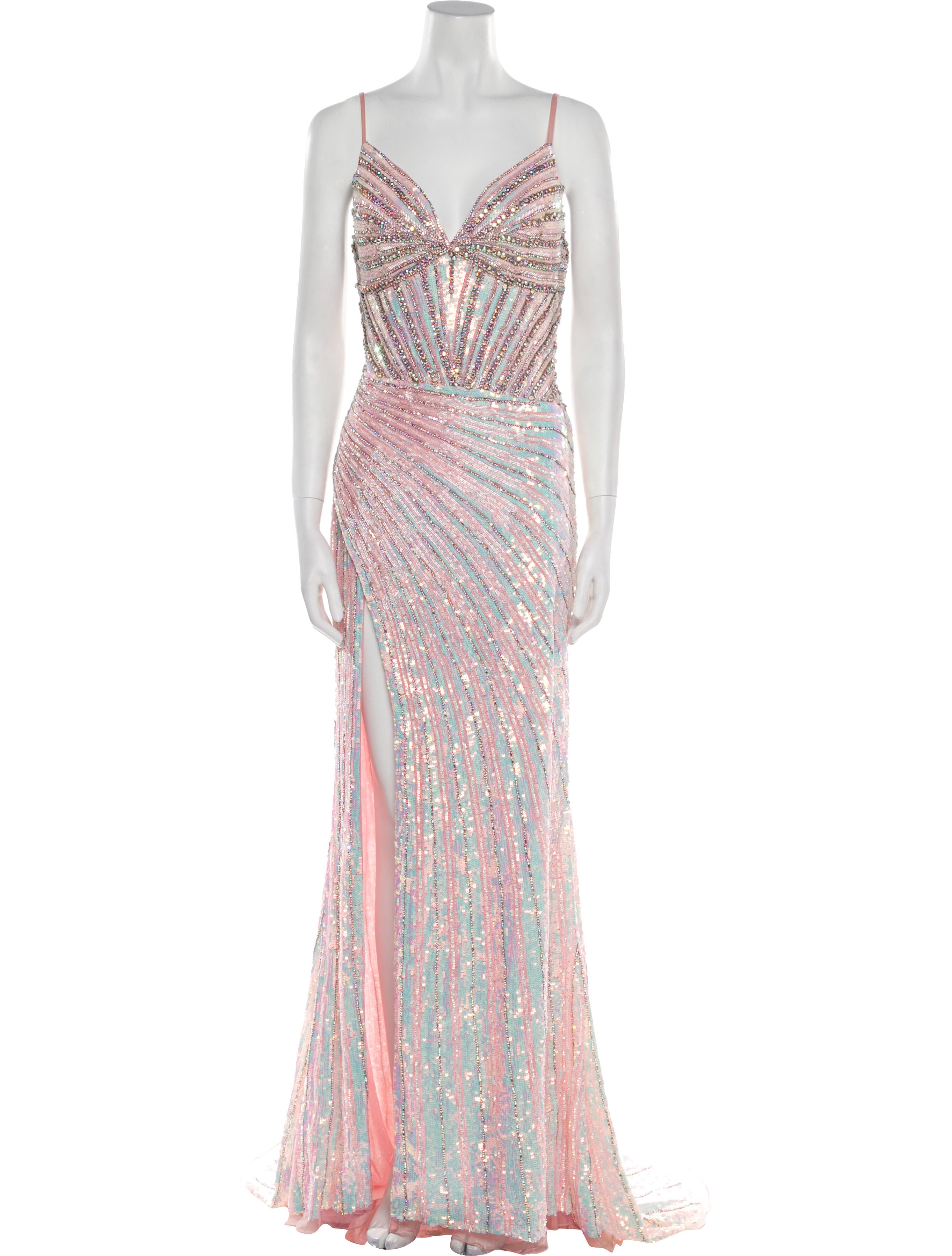 Portia & Scarlett Striped Long Dress w/ Tags