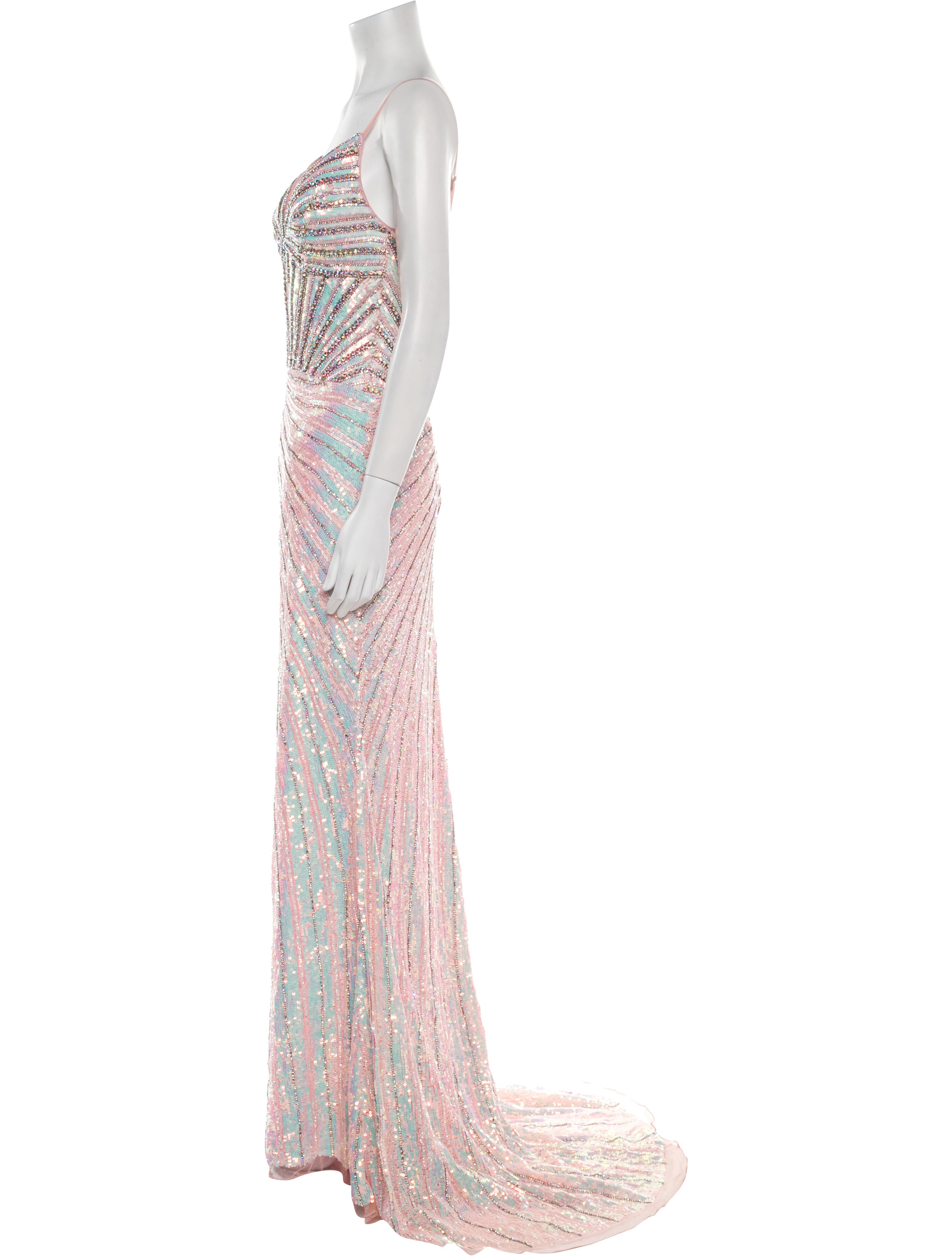 Portia & Scarlett Striped Long Dress w/ Tags