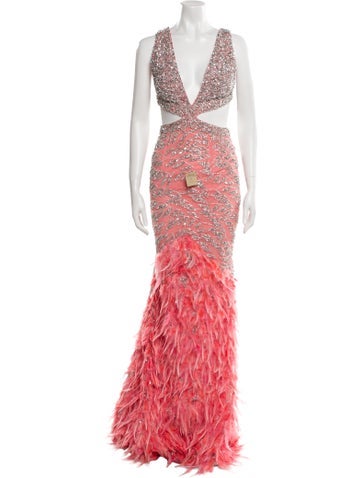 Portia & Scarlett Dresses Lace Pattern Long Dress XS