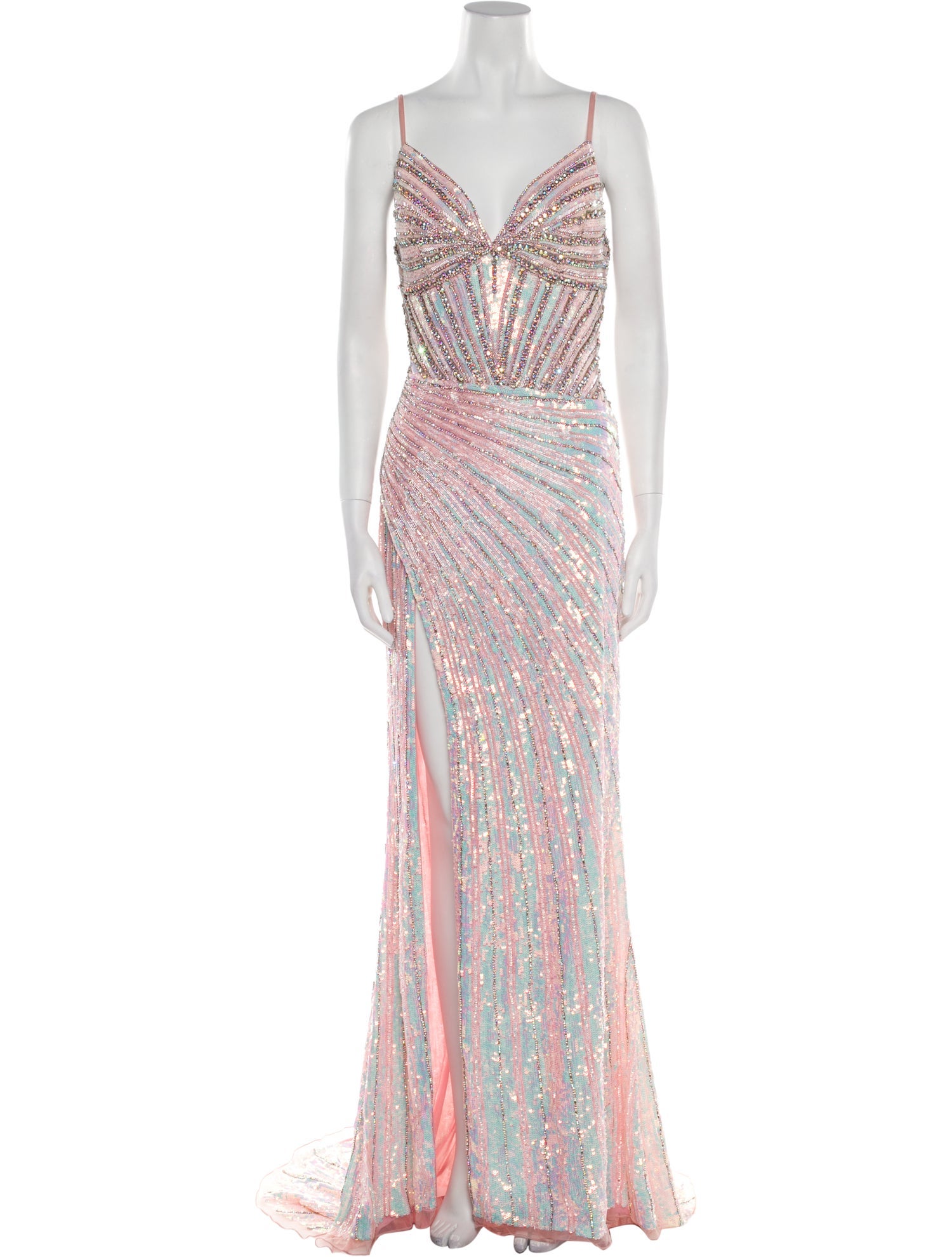 Portia & Scarlett Striped Long Dress w/ Tags