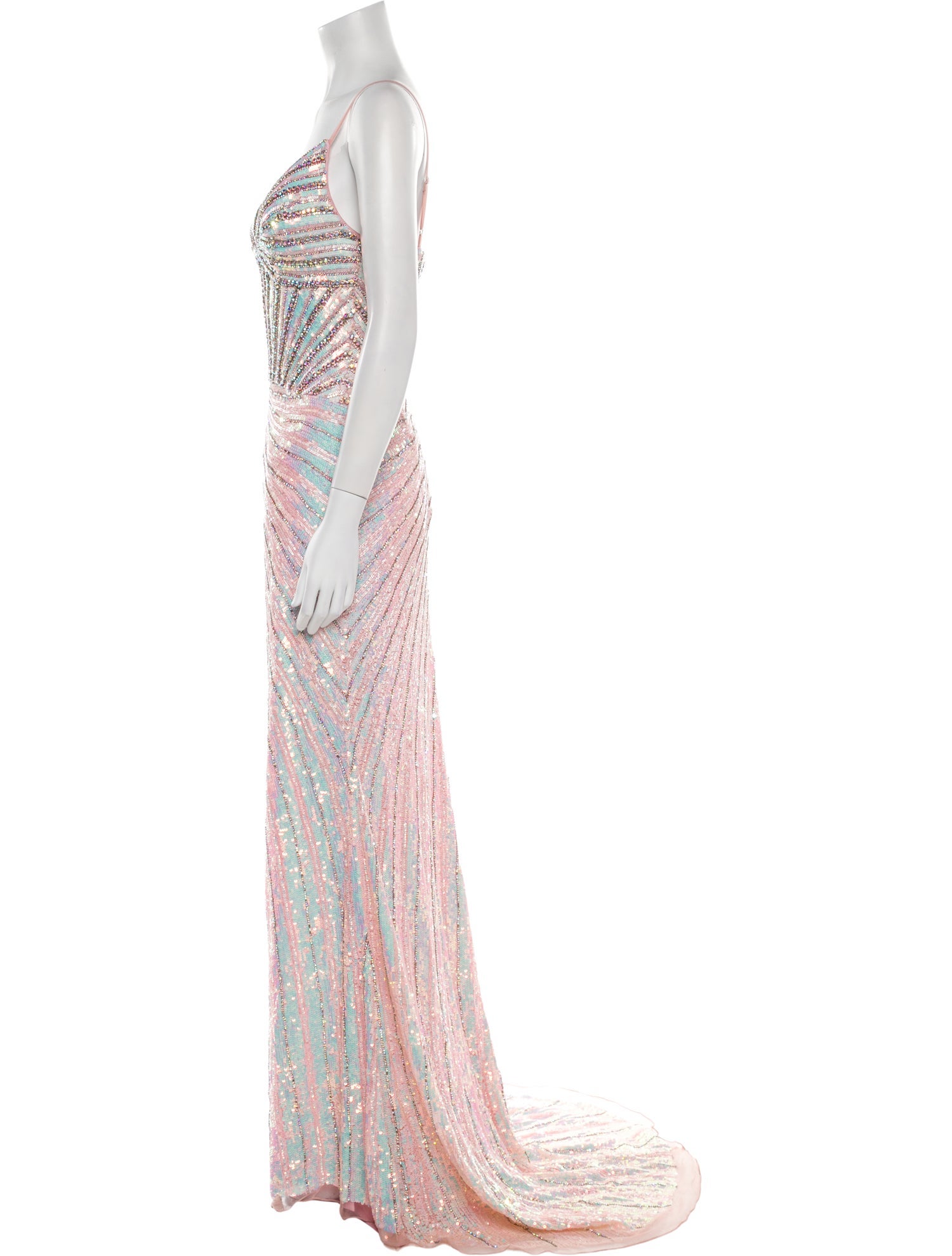 Portia & Scarlett Striped Long Dress w/ Tags