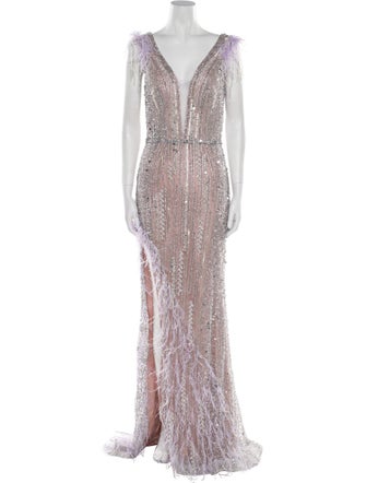 Portia & Scarlett V-Neck Long Dress