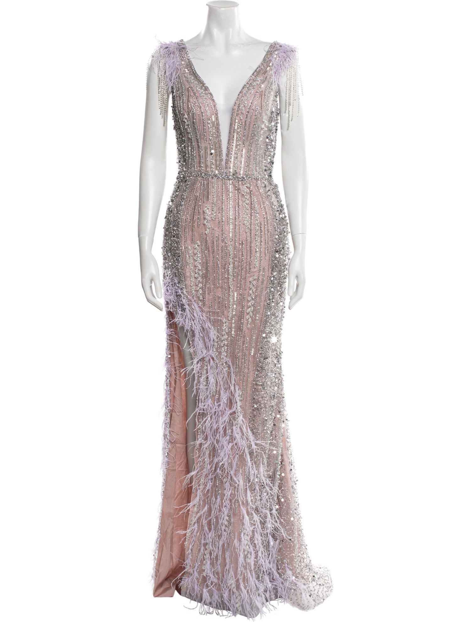 Portia & Scarlett V-Neck Long Dress w/ Tags