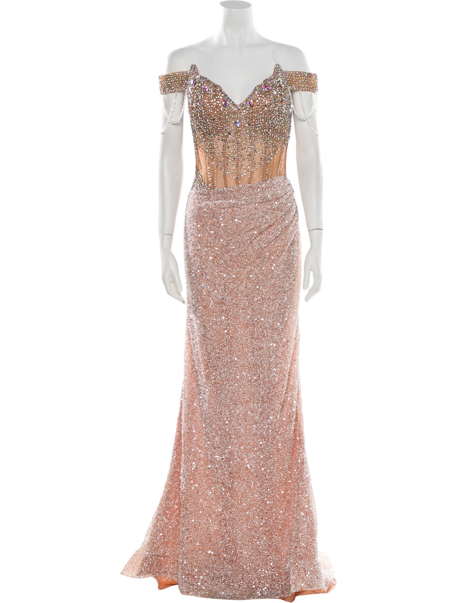 Portia & Scarlett Printed Long Dress w/ Tags