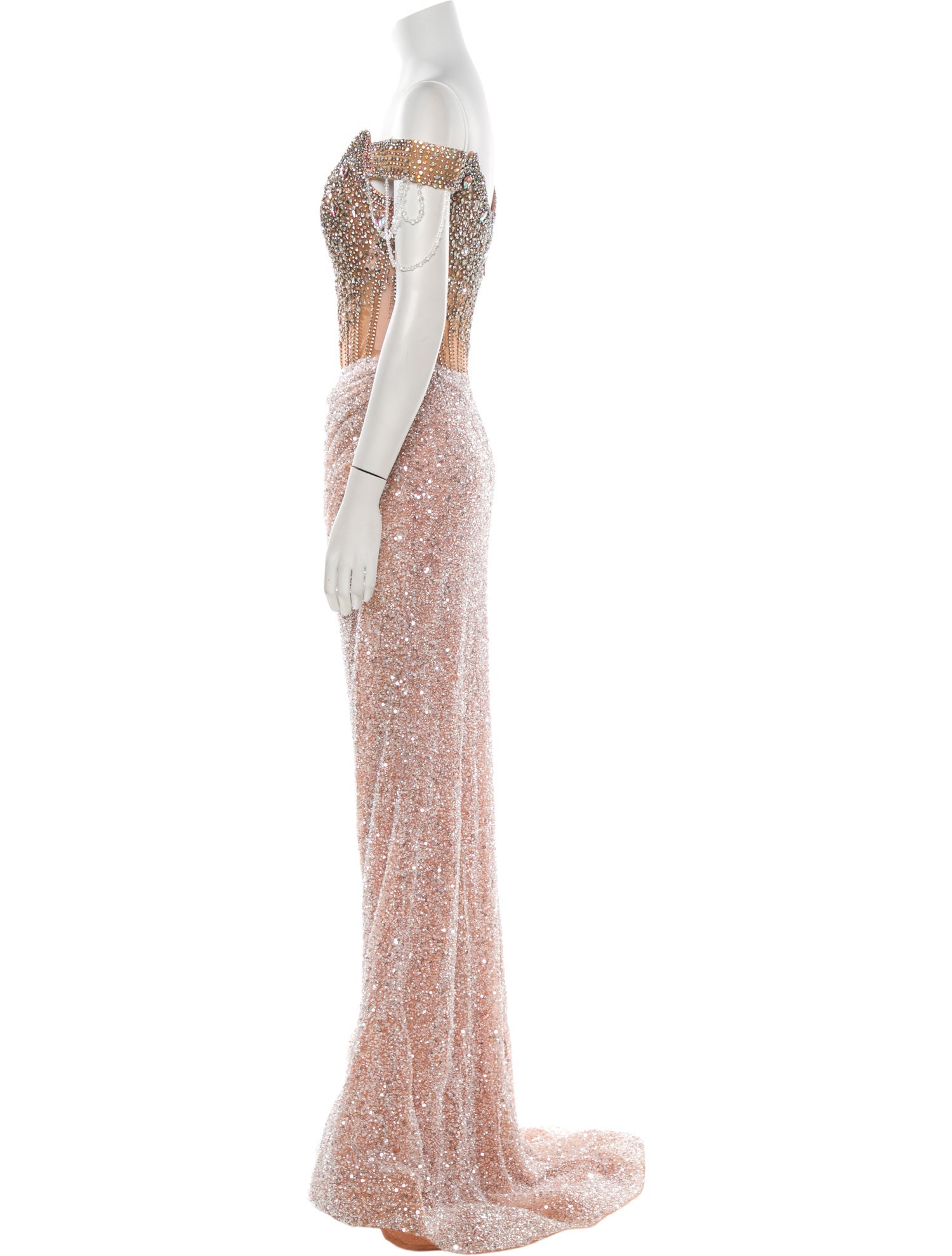 Portia & Scarlett Printed Long Dress w/ Tags