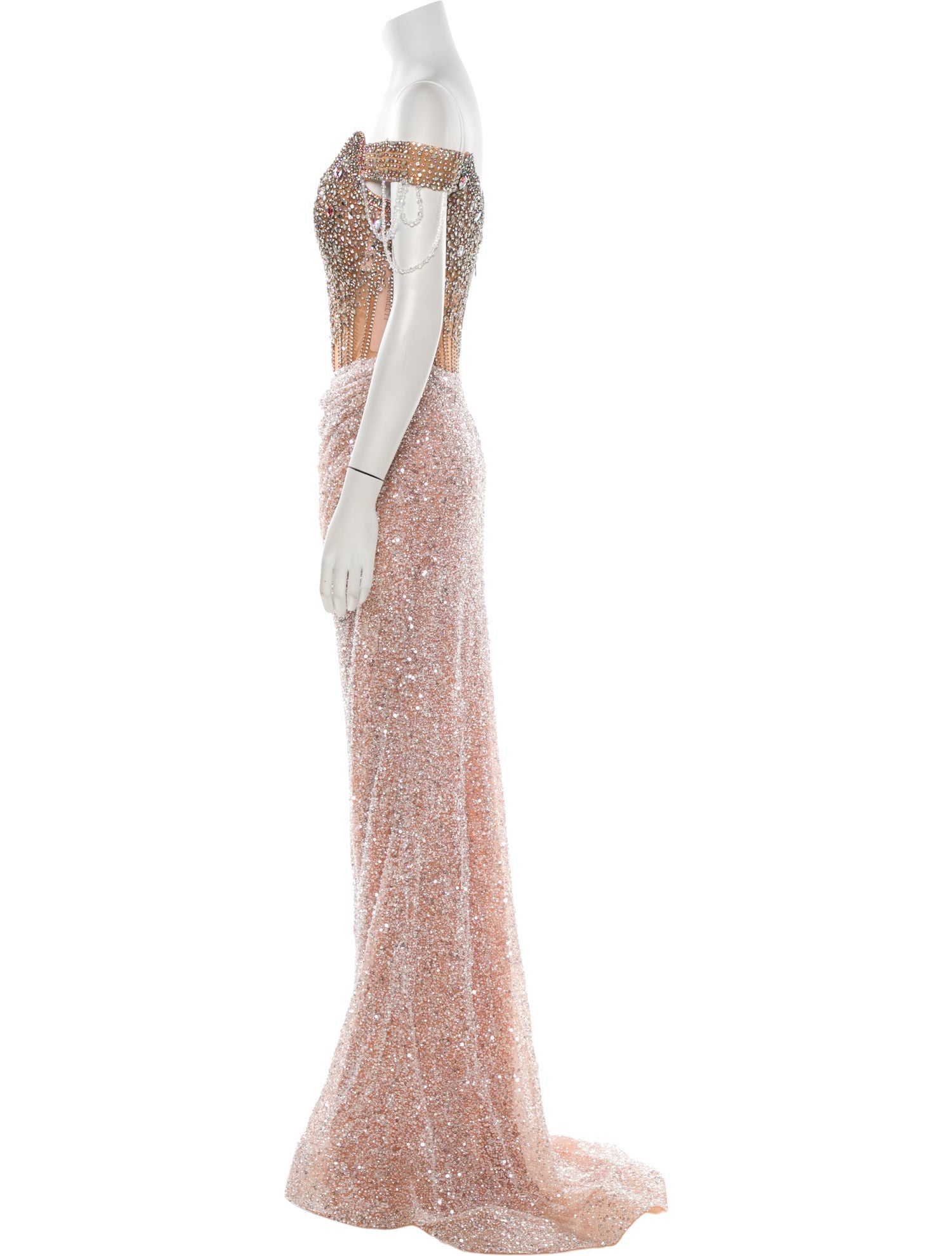 Portia & Scarlett Patterned Long Dress w/ Tags