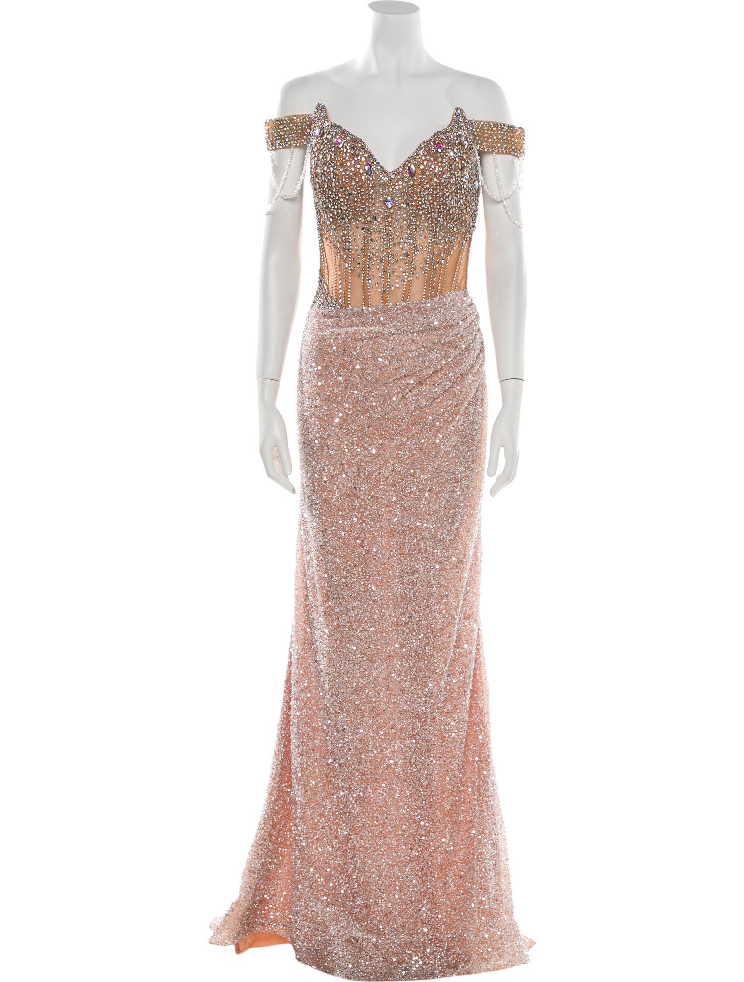 Portia & Scarlett Patterned Long Dress w/ Tags