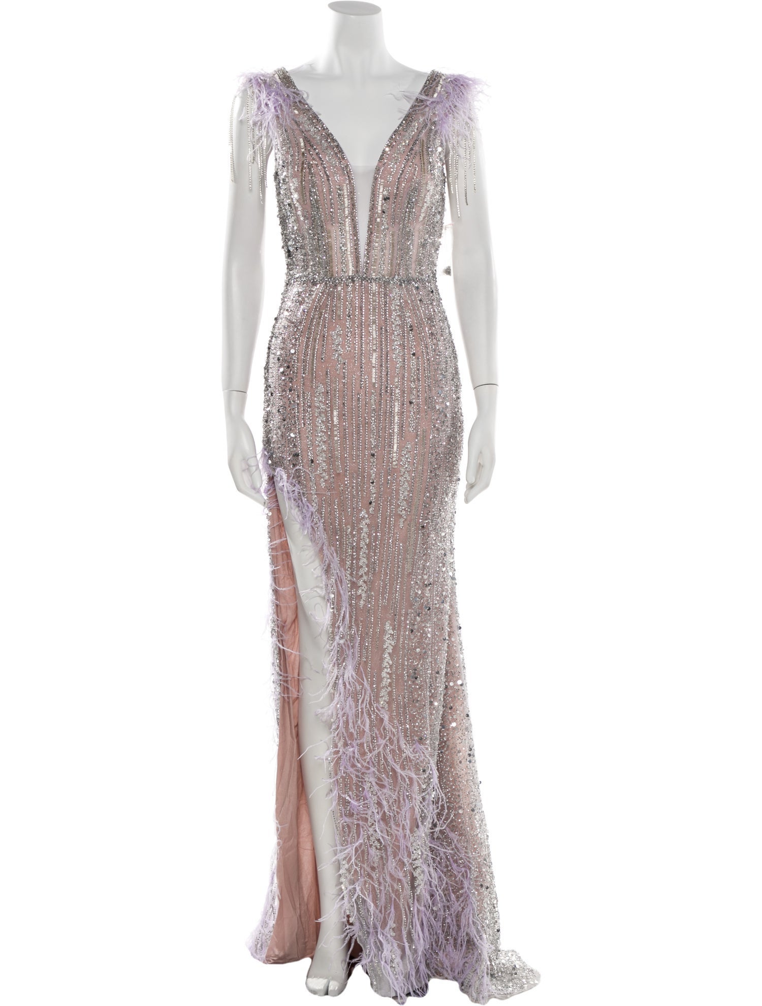 Portia & Scarlett V-Neck Long Dress w/ Tags