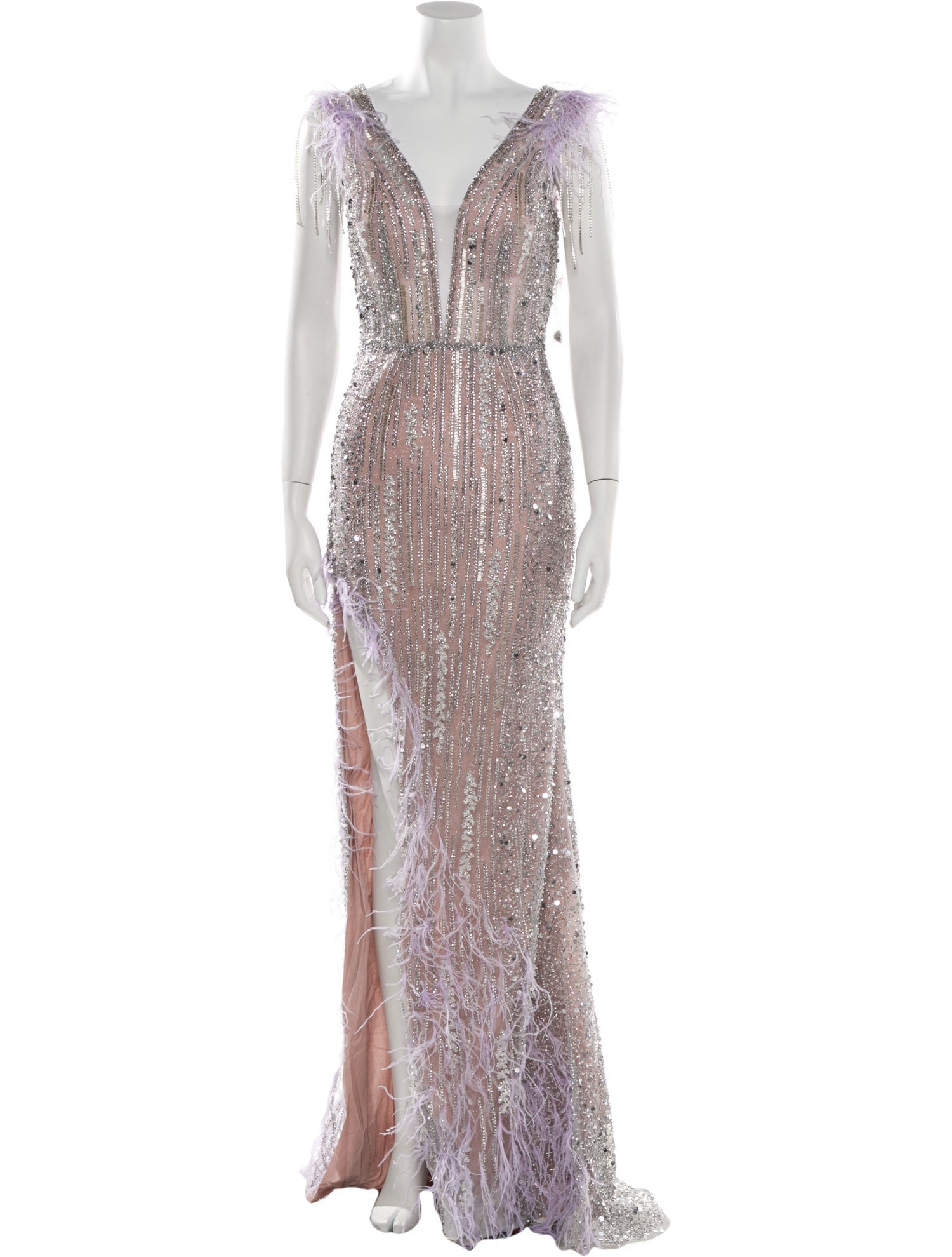 Portia & Scarlett V-Neck Long Dress w/ Tags