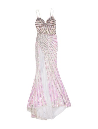 Portia & Scarlett Striped Long Dress