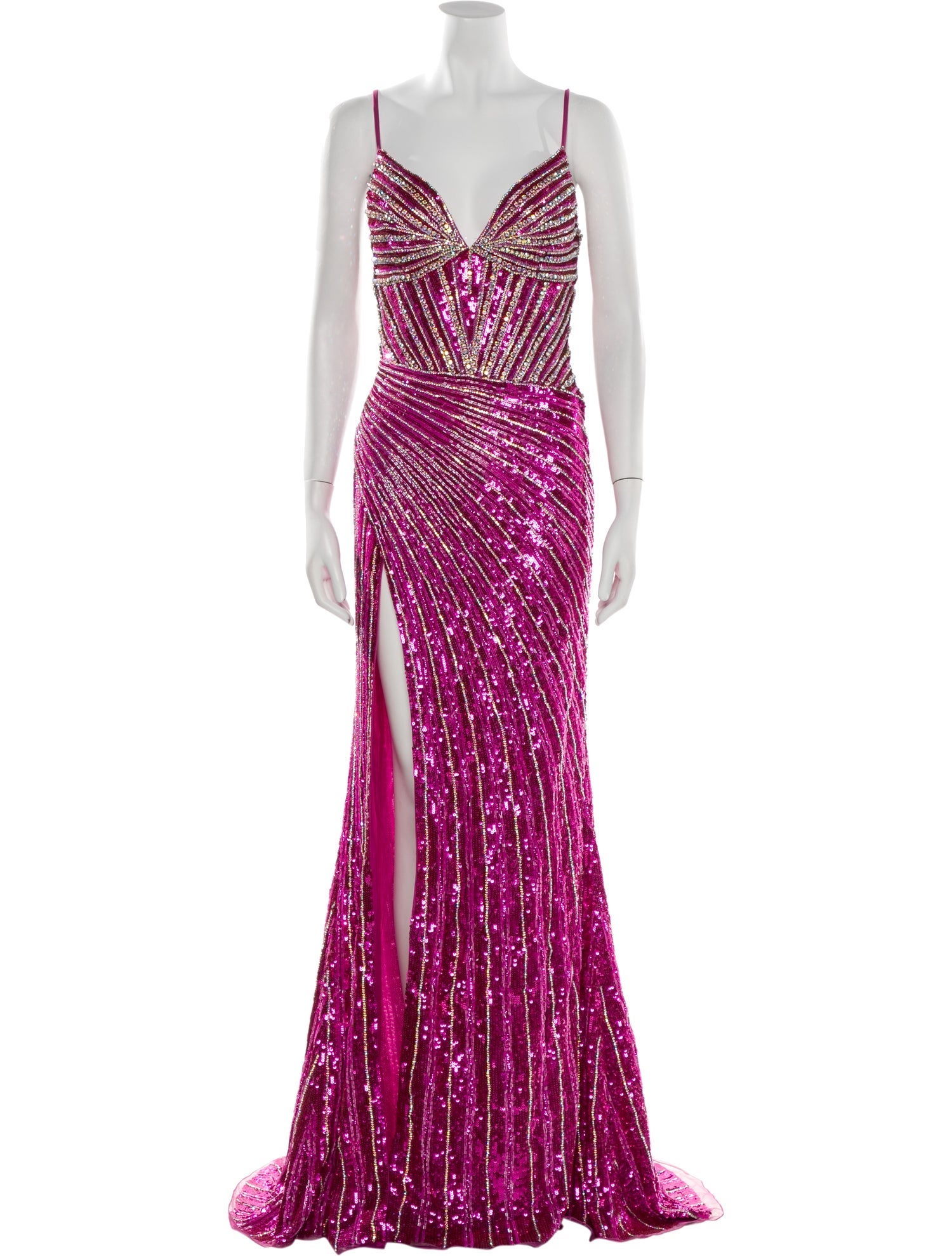 Portia & Scarlett Striped Long Dress w/ Tags