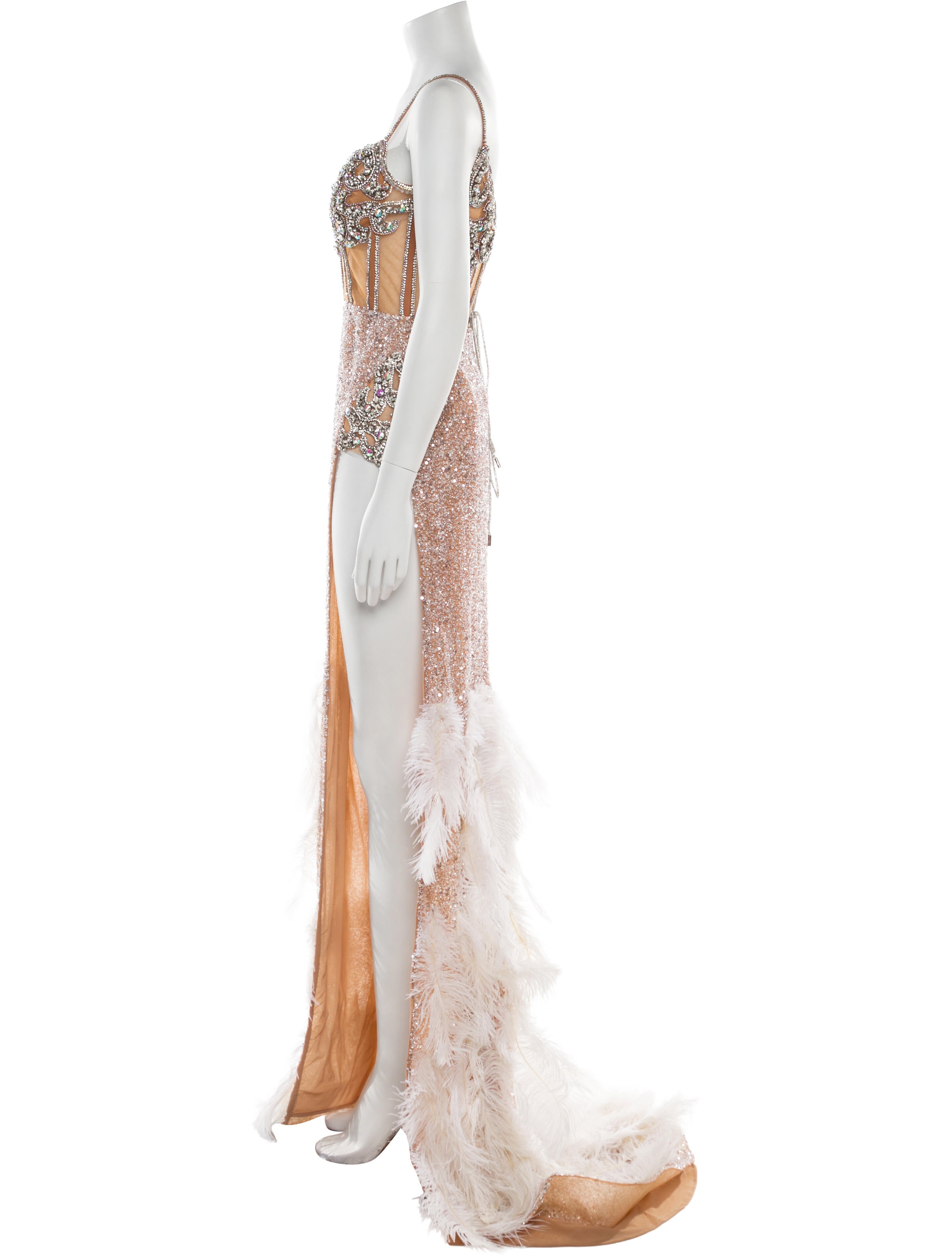 Portia & Scarlett Lace Pattern Long Dress w/ Tags