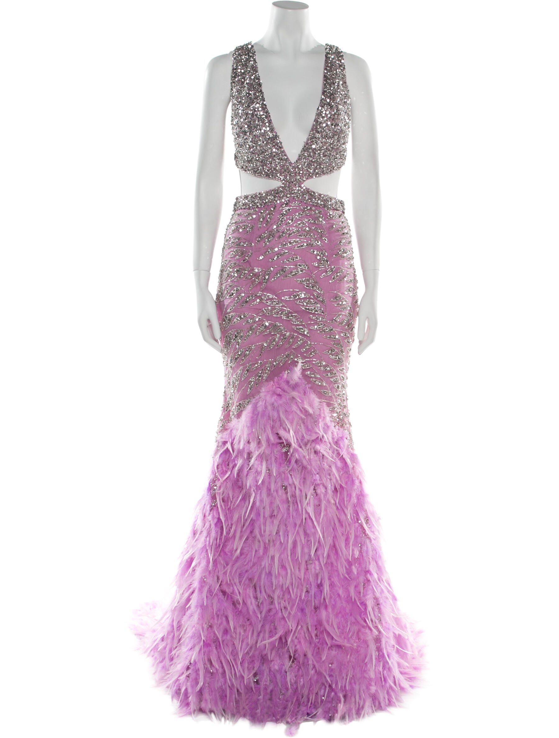 Portia & Scarlett Lace Pattern Long Dress