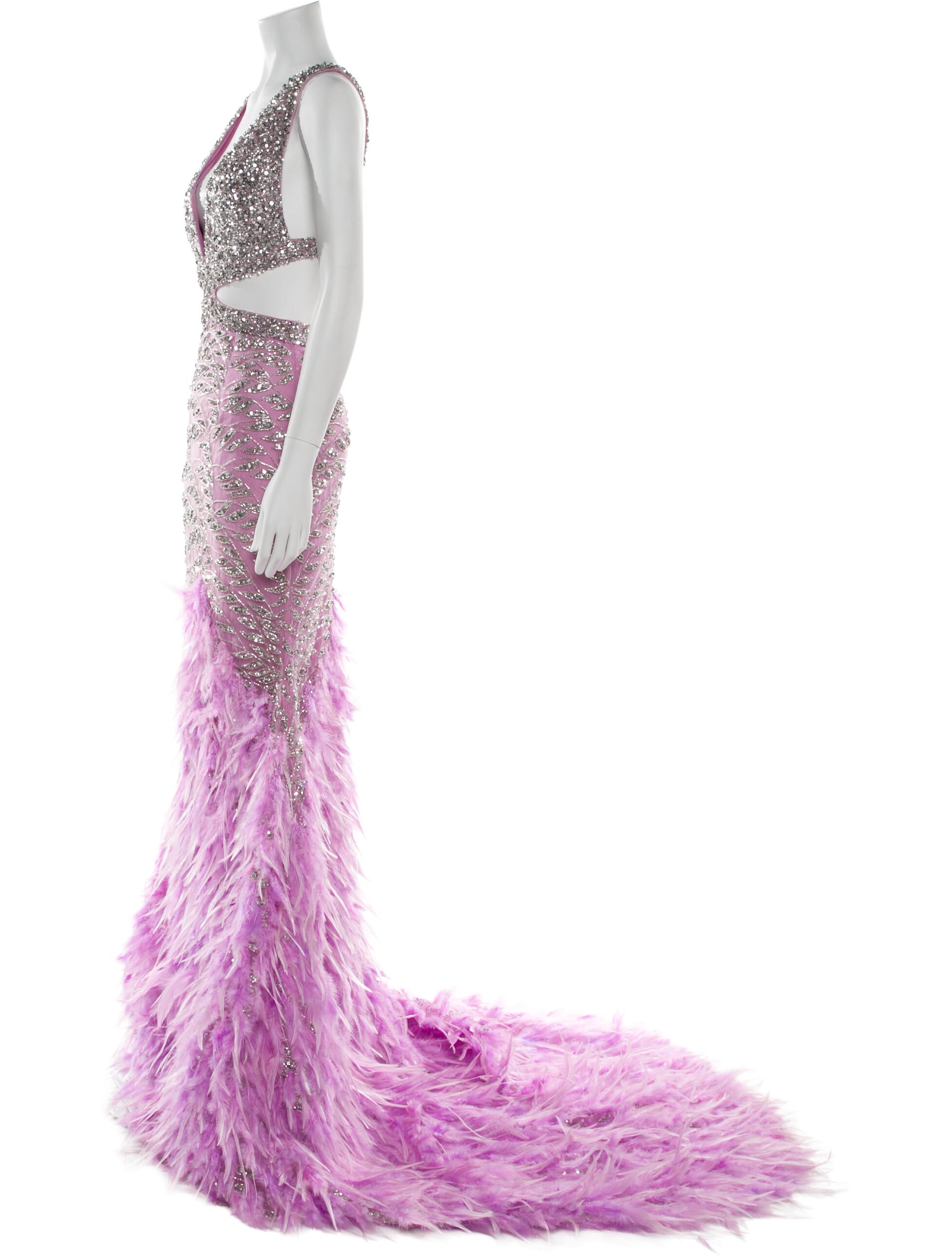 Portia & Scarlett Lace Pattern Long Dress