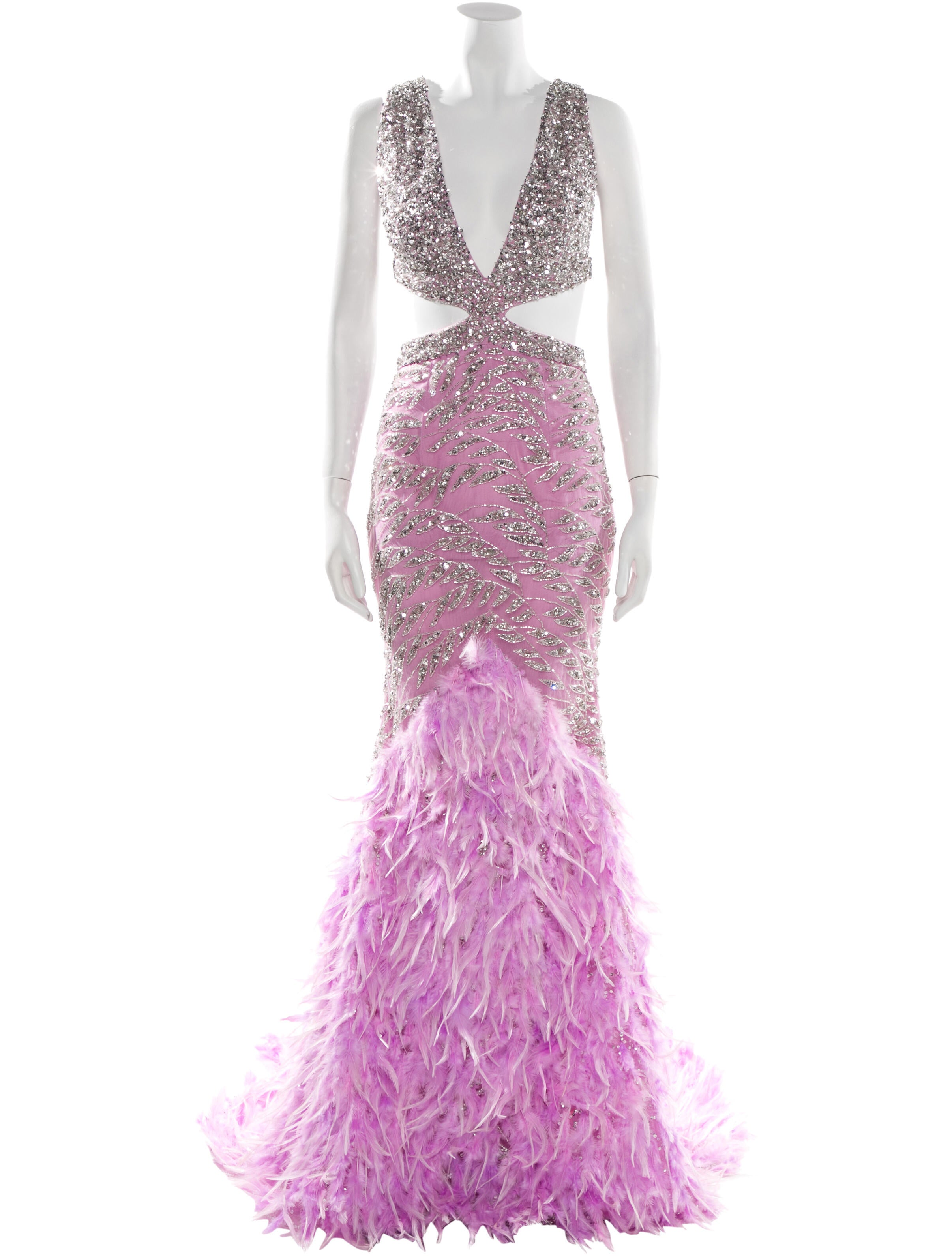 Portia & Scarlett Lace Pattern Long Dress