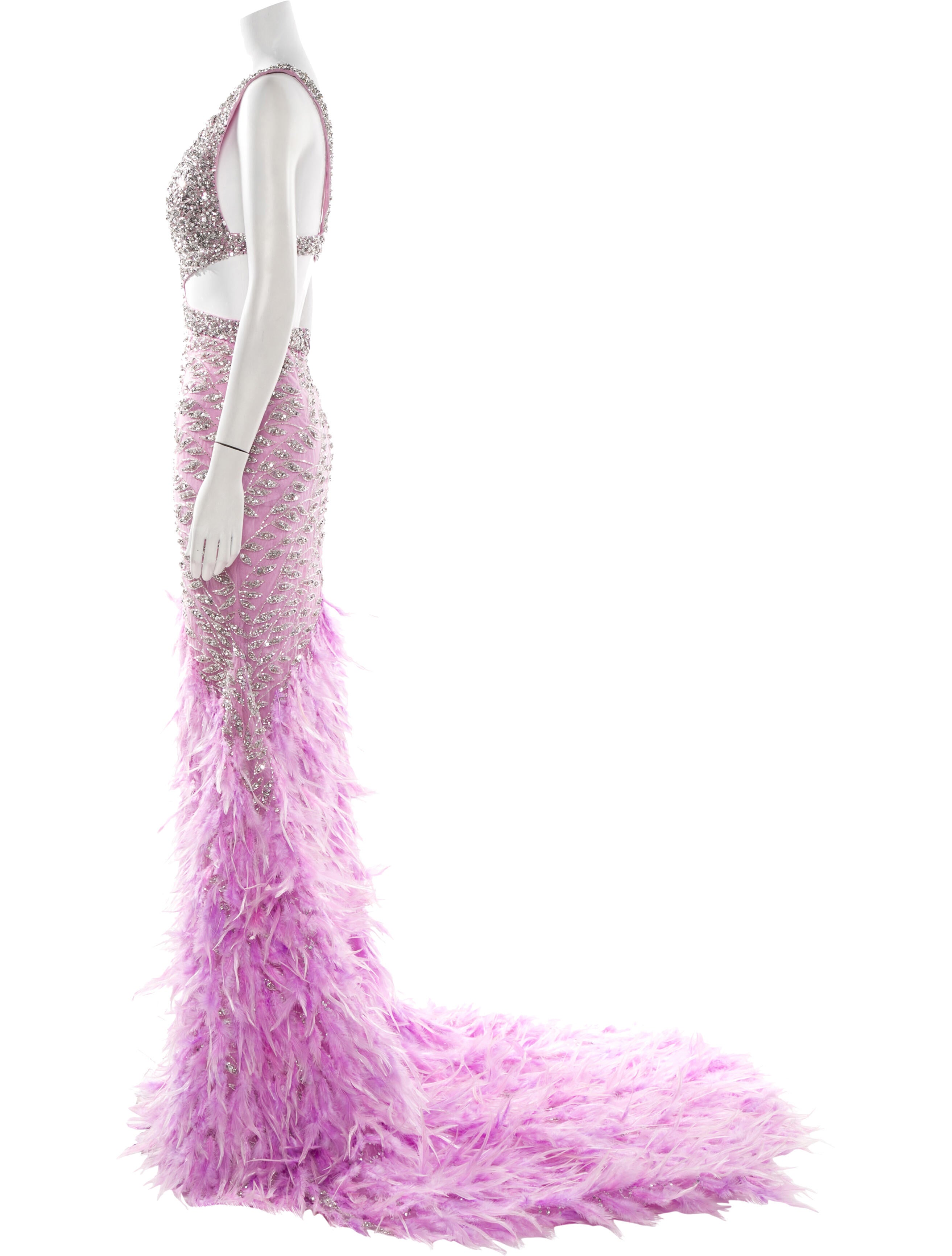 Portia & Scarlett Lace Pattern Long Dress