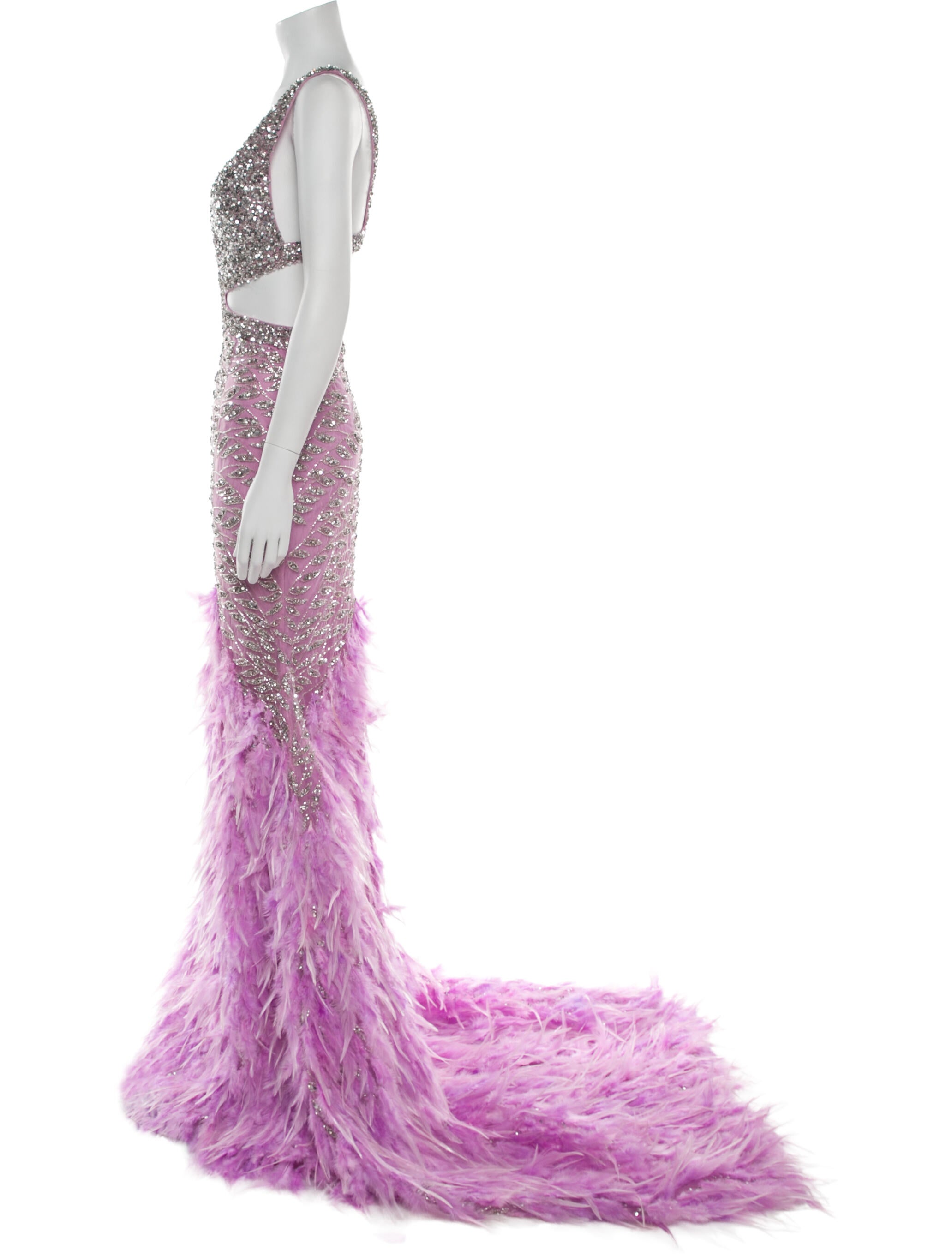 Portia & Scarlett Lace Pattern Long Dress